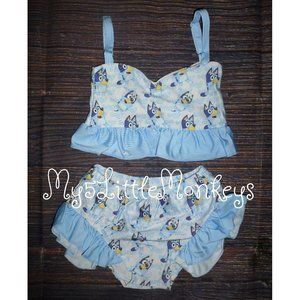 Boutique Bluey Ruffle Bikini Swimsuit